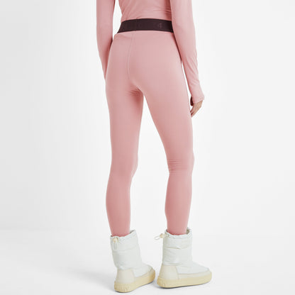 Snowdon Womens Thermal Base Layer Legging - Faded Pink