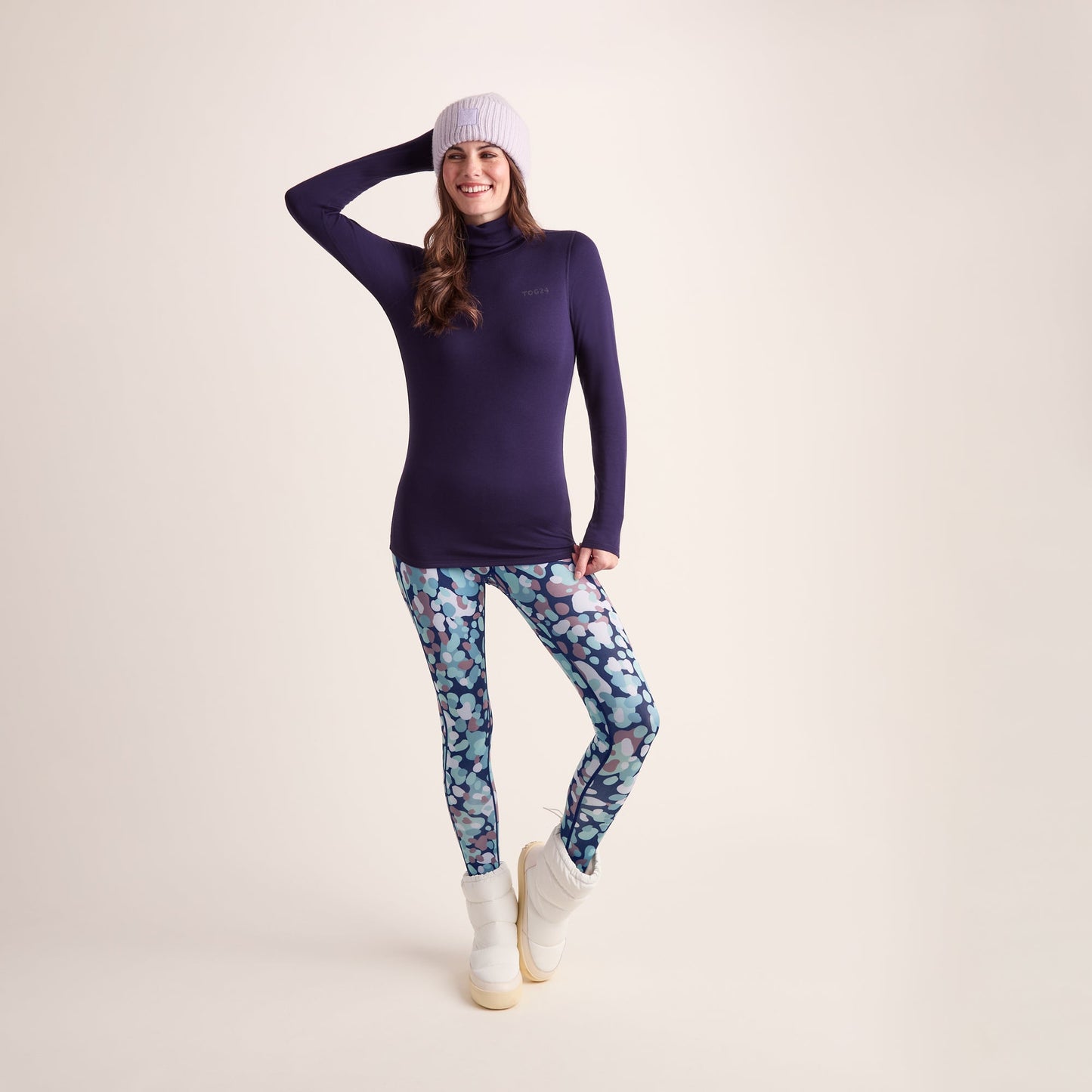 Snowdon Womens Thermal Base Layer Legging - Scatter Print