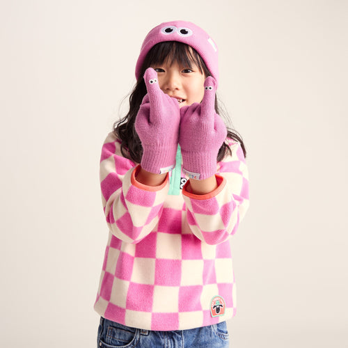 Soay Kids Shaun the Sheep Knit Gloves - Piglet Pink