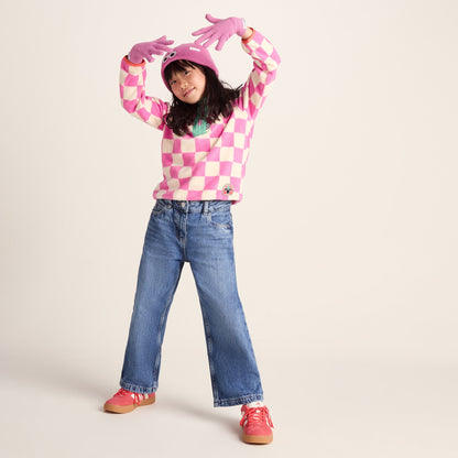 Soay Kids Shaun the Sheep Knit Gloves - Piglet Pink