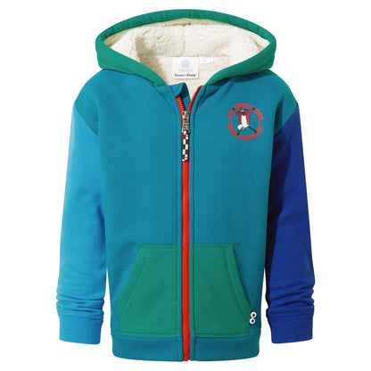 Southdown Kids Shaun the Sheep Zip Sweat - Ocean Blue