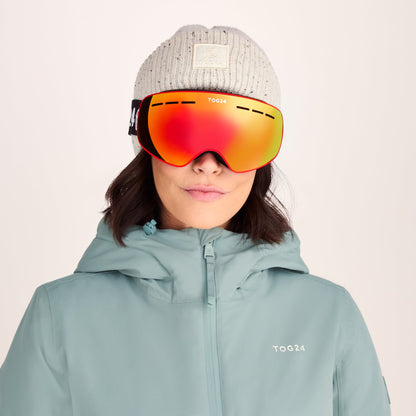 St Moritz Cat 2 Lens Goggles - Matt Red