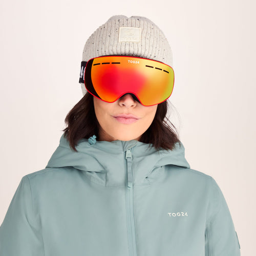 St Moritz Cat 2 Lens Goggles - Matt Red