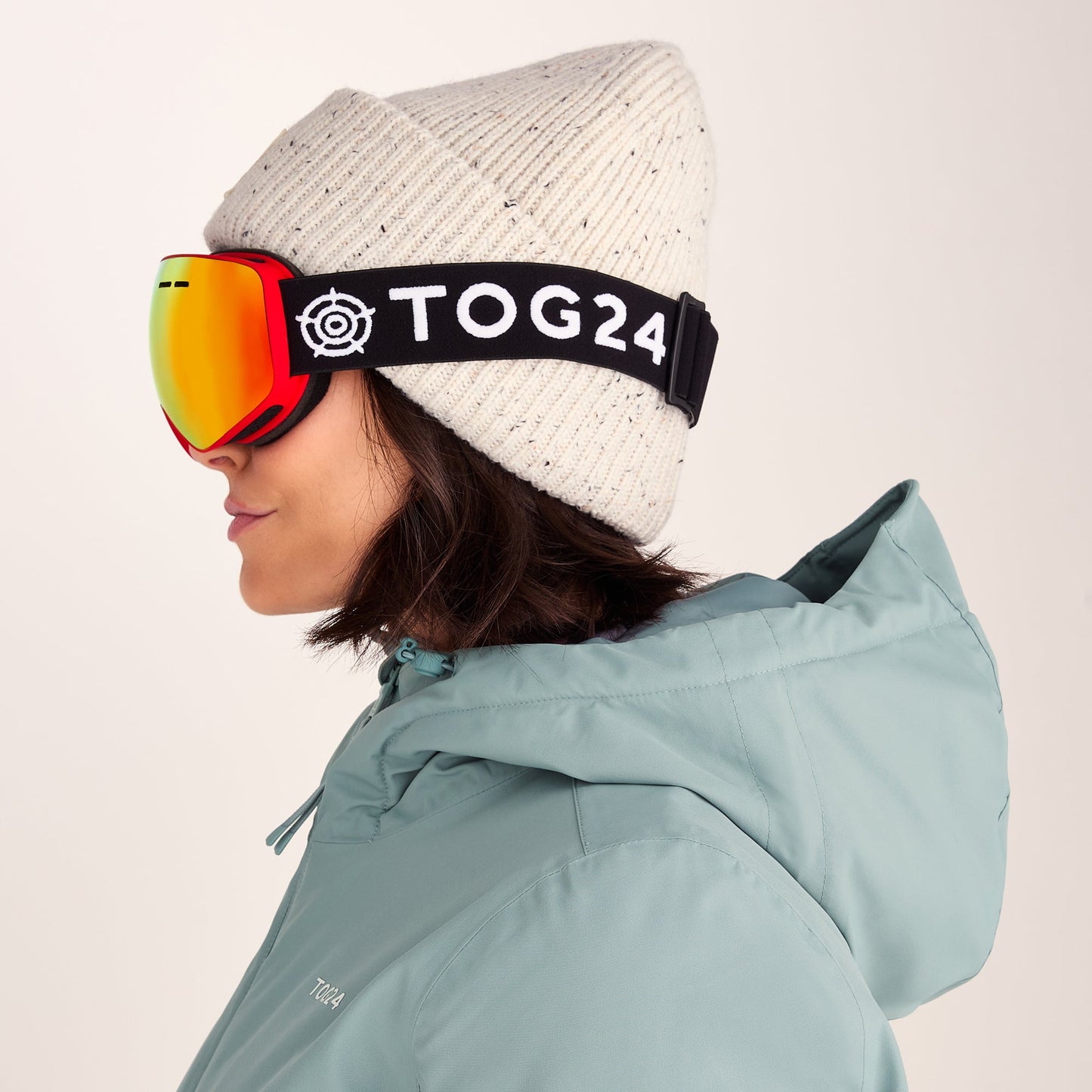 St Moritz Cat 2 Lens Goggles - Matt Red
