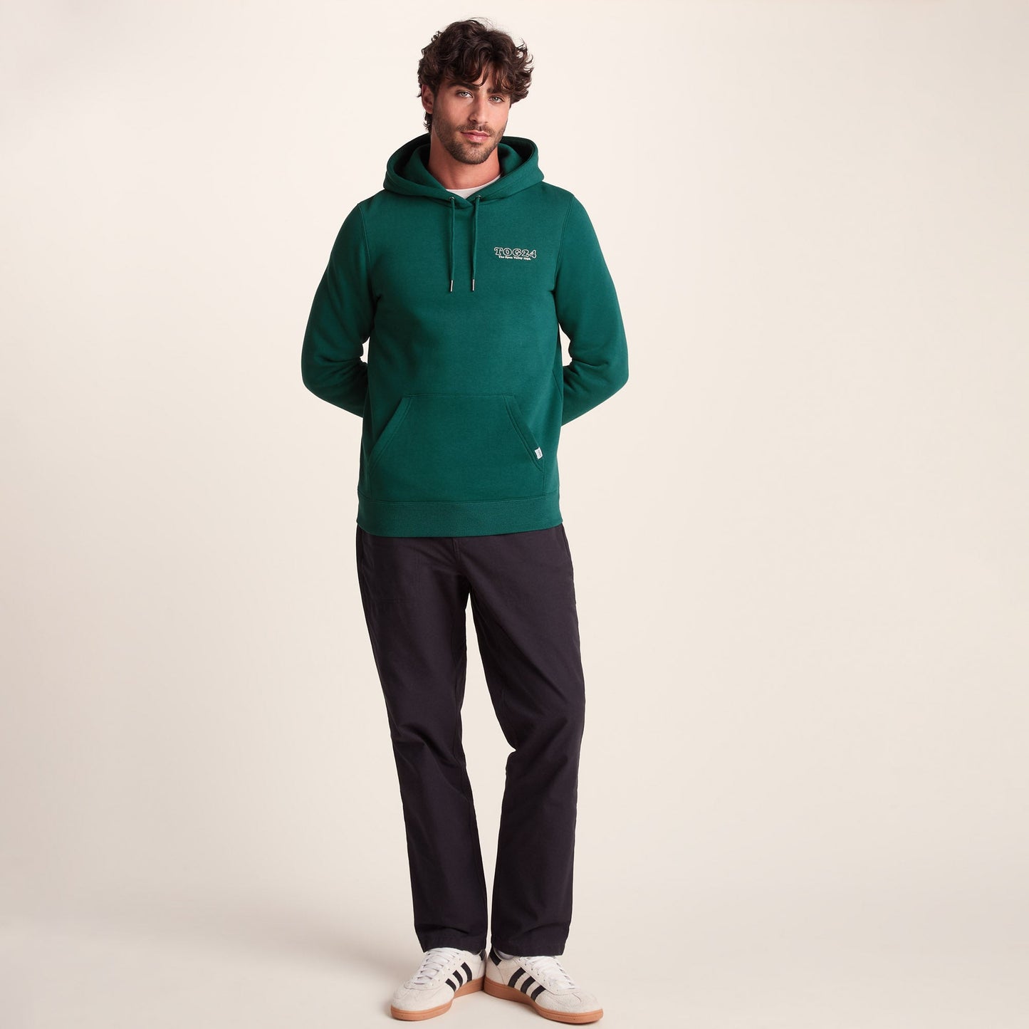 Stockton Mens Supersoft Hoody - Dark Turquoise