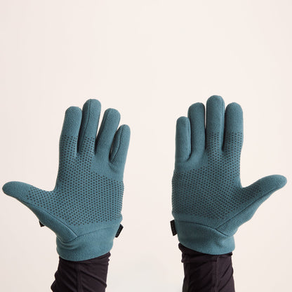 Stride Microfleece Gloves - Dark Turquoise