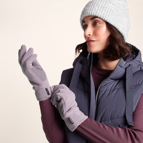 Stride Microfleece Gloves - Dusky Lilac