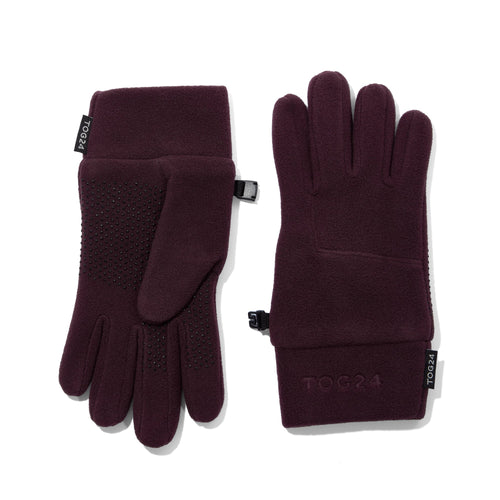 Stride Microfleece Gloves - Huckleberry