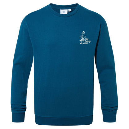 Sunnie Mens Supersoft Hattie Clark Sweatshirt - Deep Sea Blue