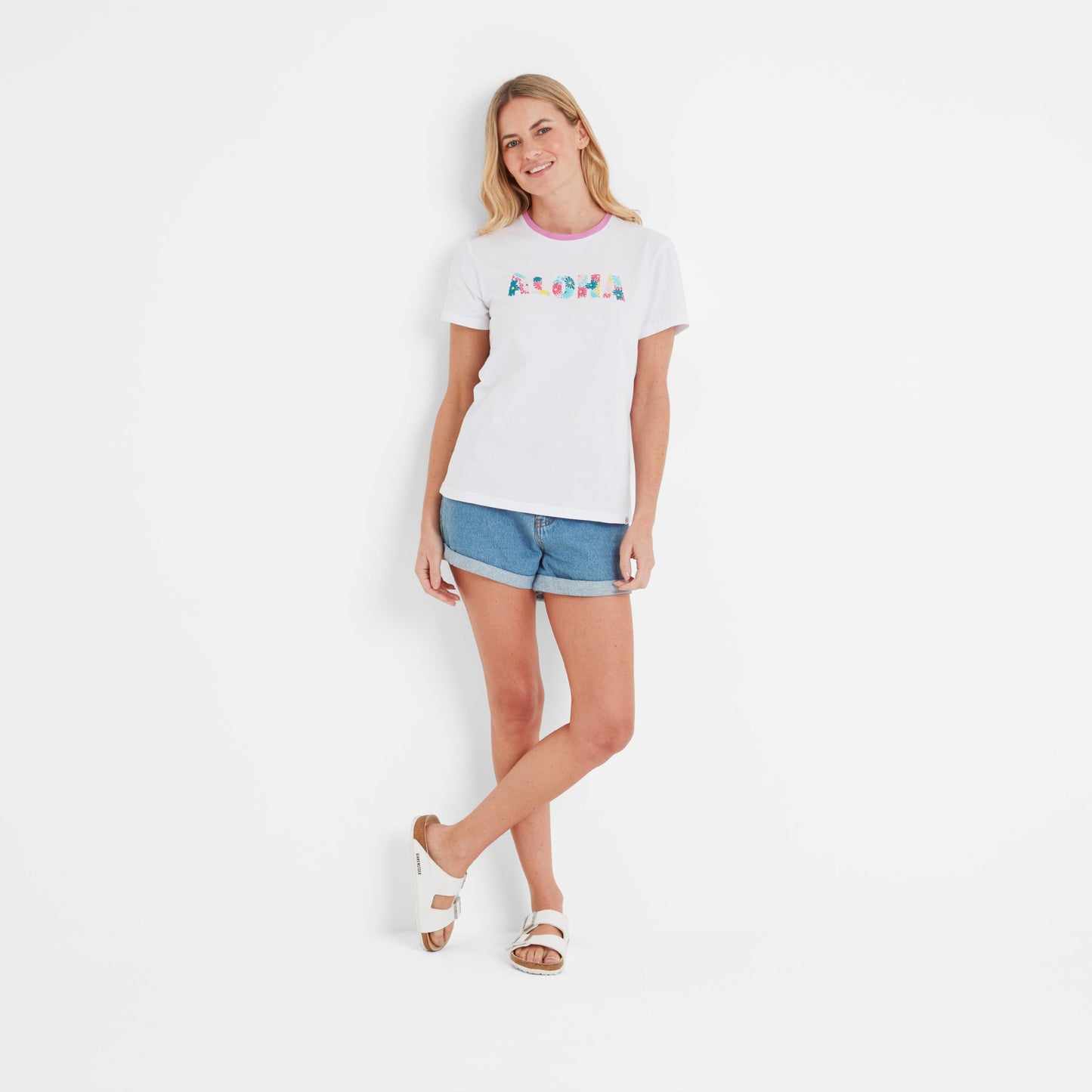 Susan Womens 100% Cotton Supersoft T-Shirt - Optic White
