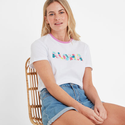 Susan Womens 100% Cotton Supersoft T-Shirt - Optic White