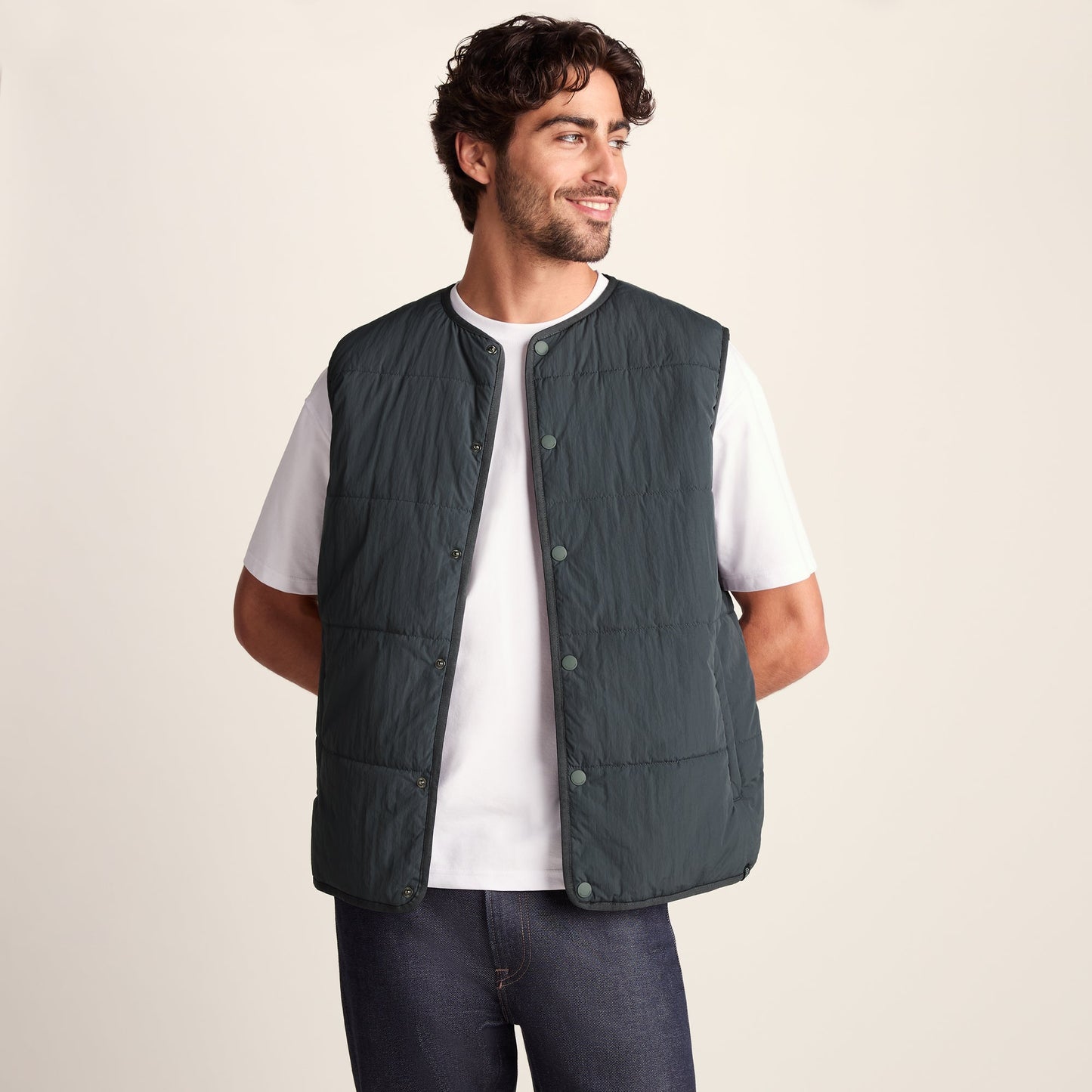 Sutterby Mens Shower Resistant Insulated Gilet - Deep Slate