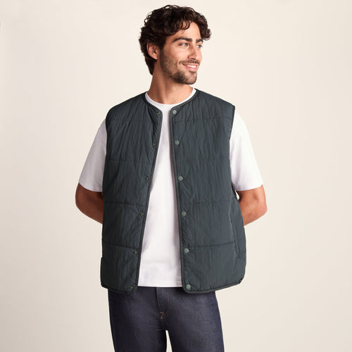 Sutterby Mens Shower Resistant Insulated Gilet - Deep Slate