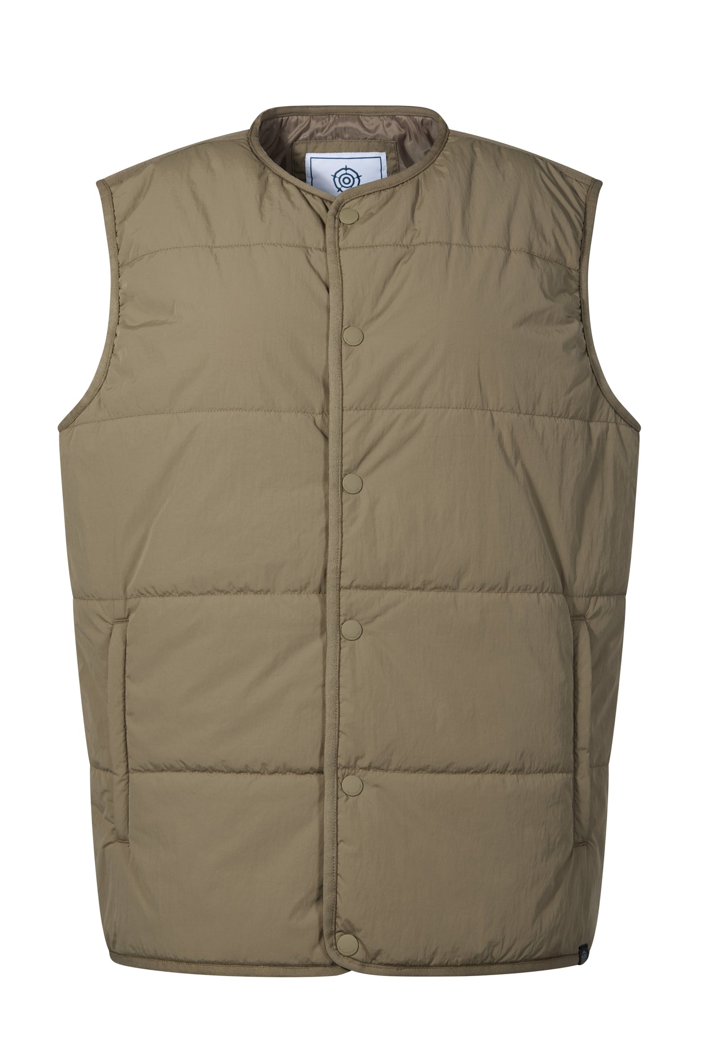Sutterby Mens Shower Resistant Insulated Gilet - Mushroom