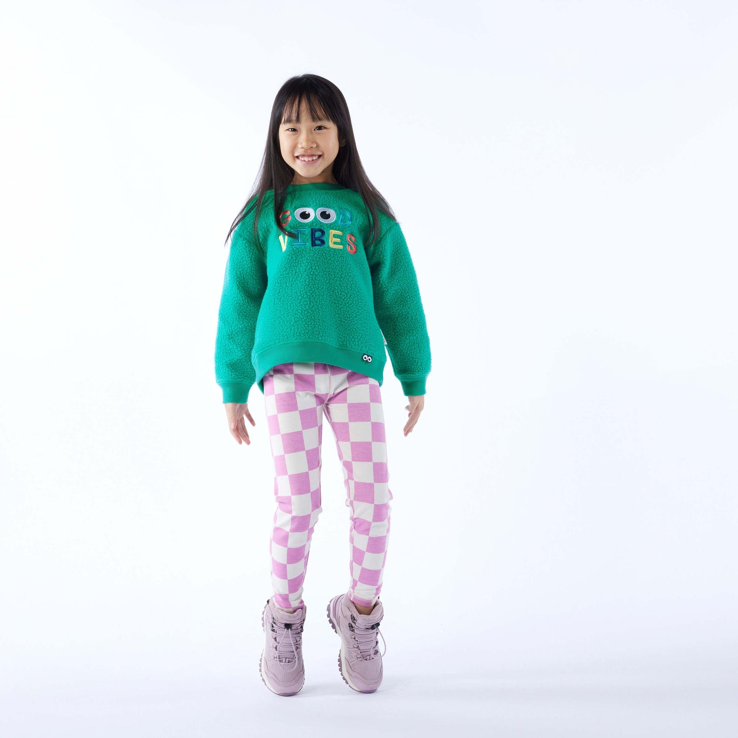 Swaledale Kids Shaun the Sheep Sherpa Sweat - Jungle Green