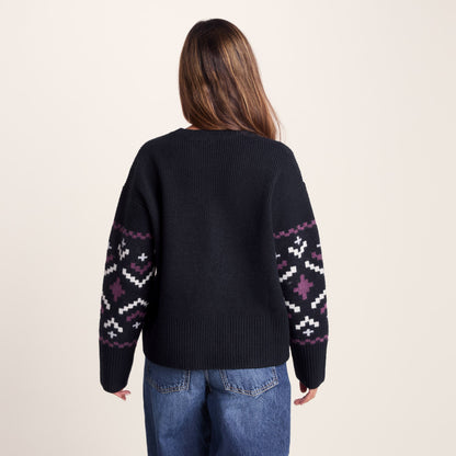 Tamara Womens Chunky Knitted Jumper - Dark Indigo