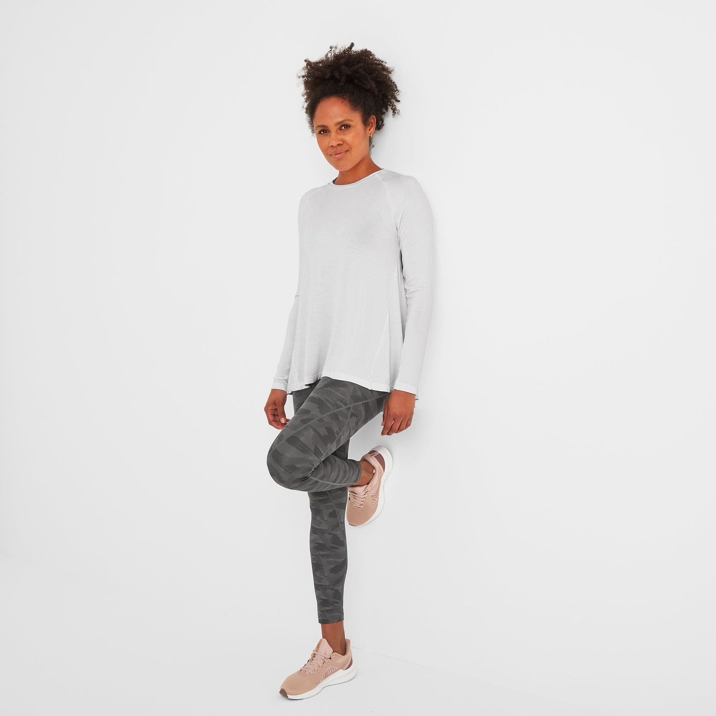 Tanton Womens Tech T-Shirt - Optic White