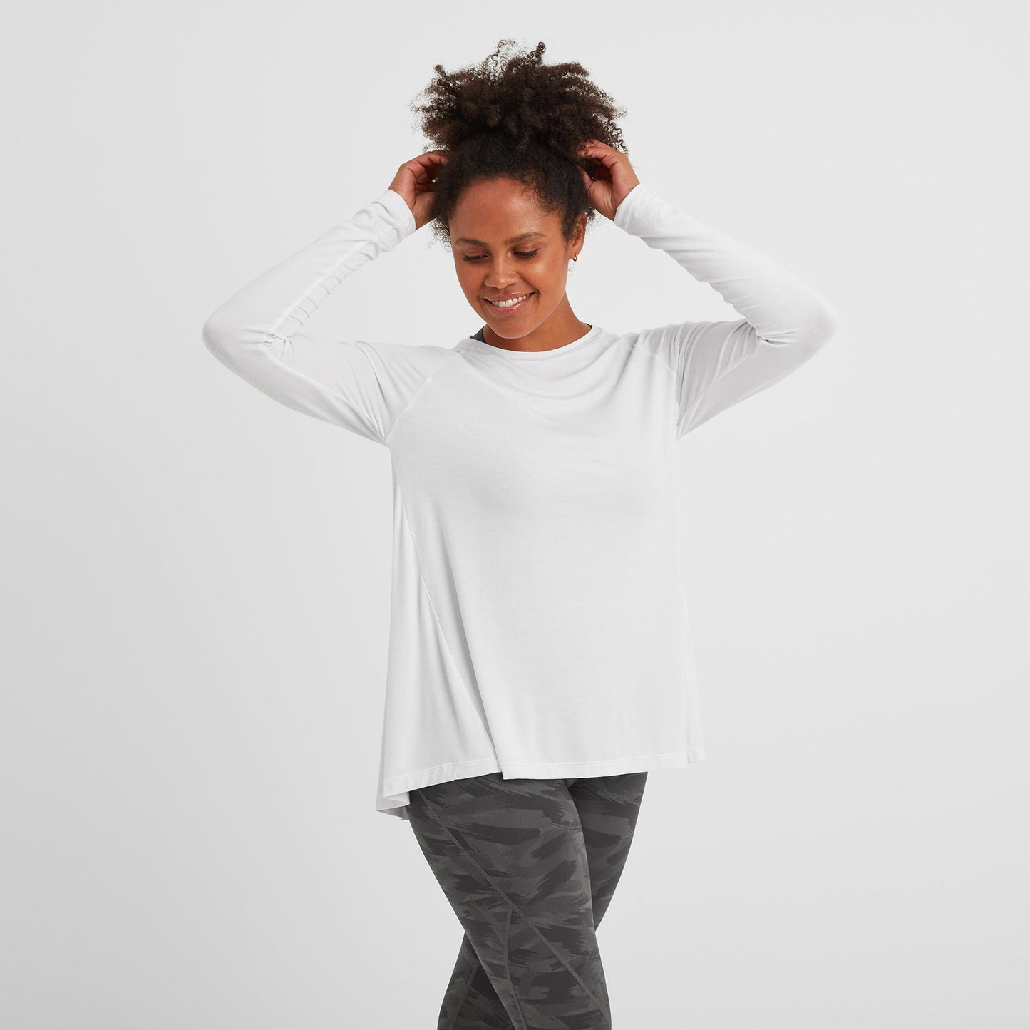 Tanton Womens Tech T-Shirt - Optic White
