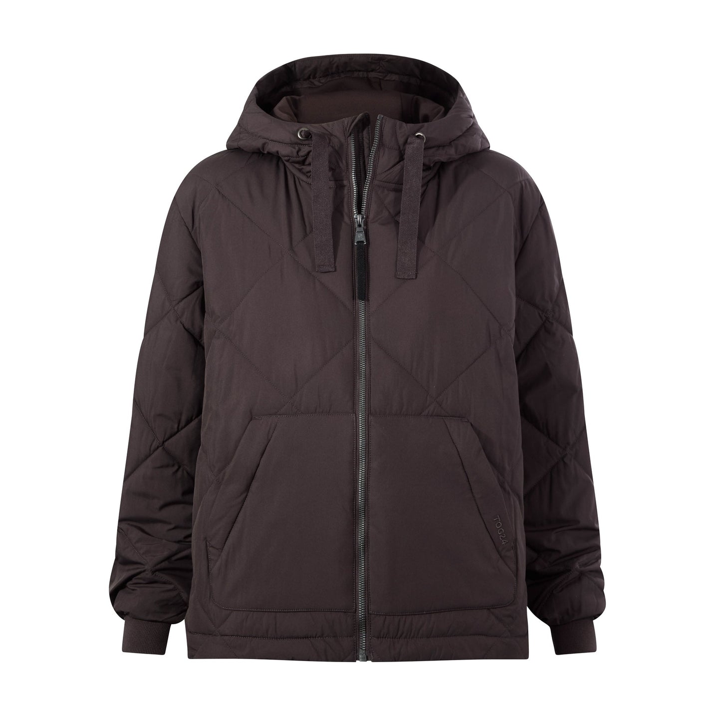 Tasker Womens Lightweight Insulated Quilted Jacket - Chocolate Brown