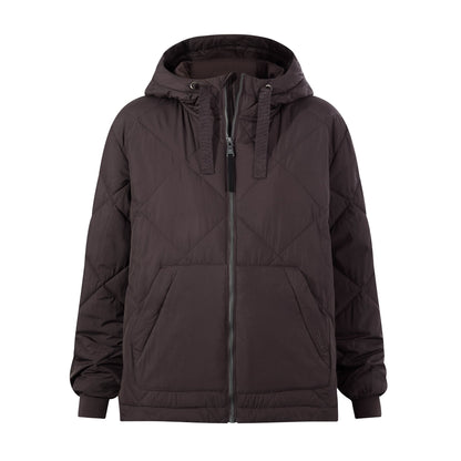Tasker Womens Lightweight Insulated Quilted Jacket - Chocolate Brown