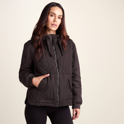 Tasker Womens Lightweight Insulated Quilted Jacket - Chocolate Brown