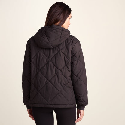 Tasker Womens Lightweight Insulated Quilted Jacket - Chocolate Brown
