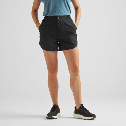 Tempo Womens Ripstop Performance Shorts - Black