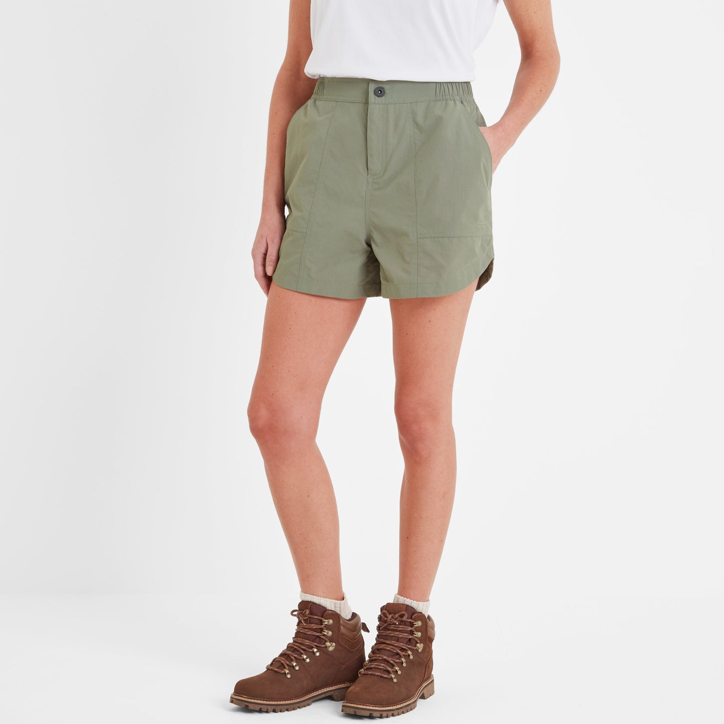 Tempo Womens Ripstop Performance Shorts - Faded Khaki
