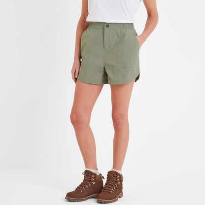 Tempo Womens Ripstop Performance Shorts - Faded Khaki