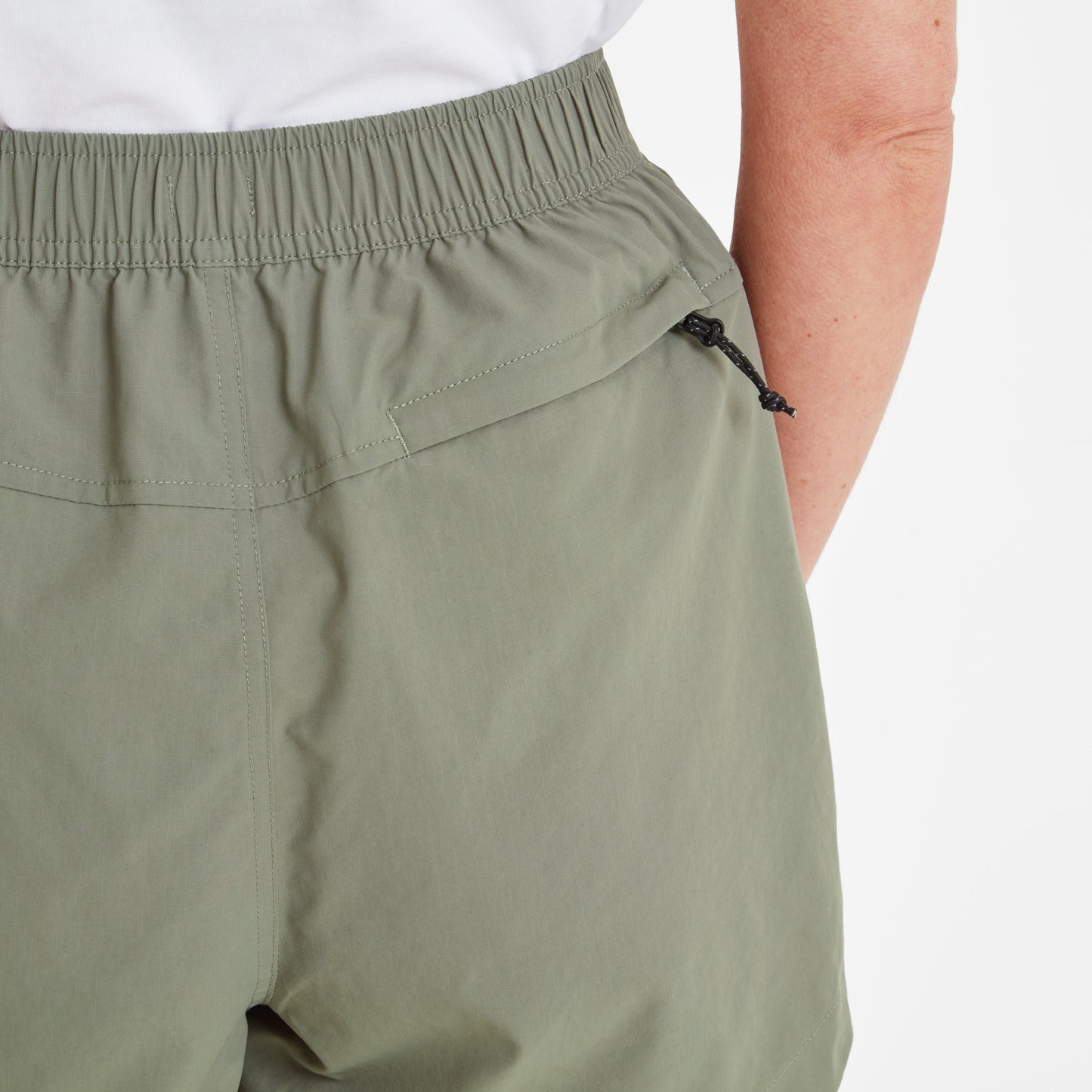 Tempo Womens Ripstop Performance Shorts - Faded Khaki