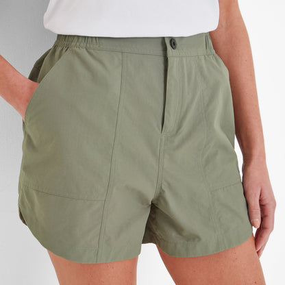 Tempo Womens Ripstop Performance Shorts - Faded Khaki
