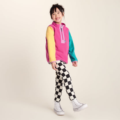 Texel Kids Shaun the Sheep Fleece Zip Neck - Strawberry Dream