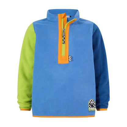 Texel Kids Shaun the Sheep Fleece Zip Neck - Bluebell