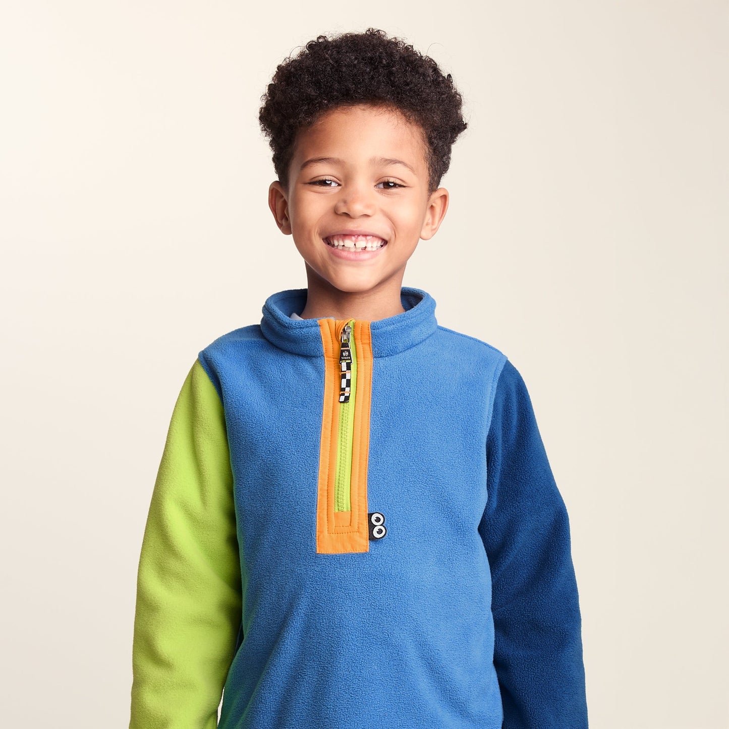 Texel Kids Shaun the Sheep Fleece Zip Neck - Bluebell