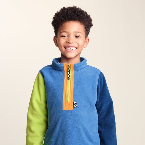 Texel Kids Shaun the Sheep Fleece Zip Neck - Bluebell