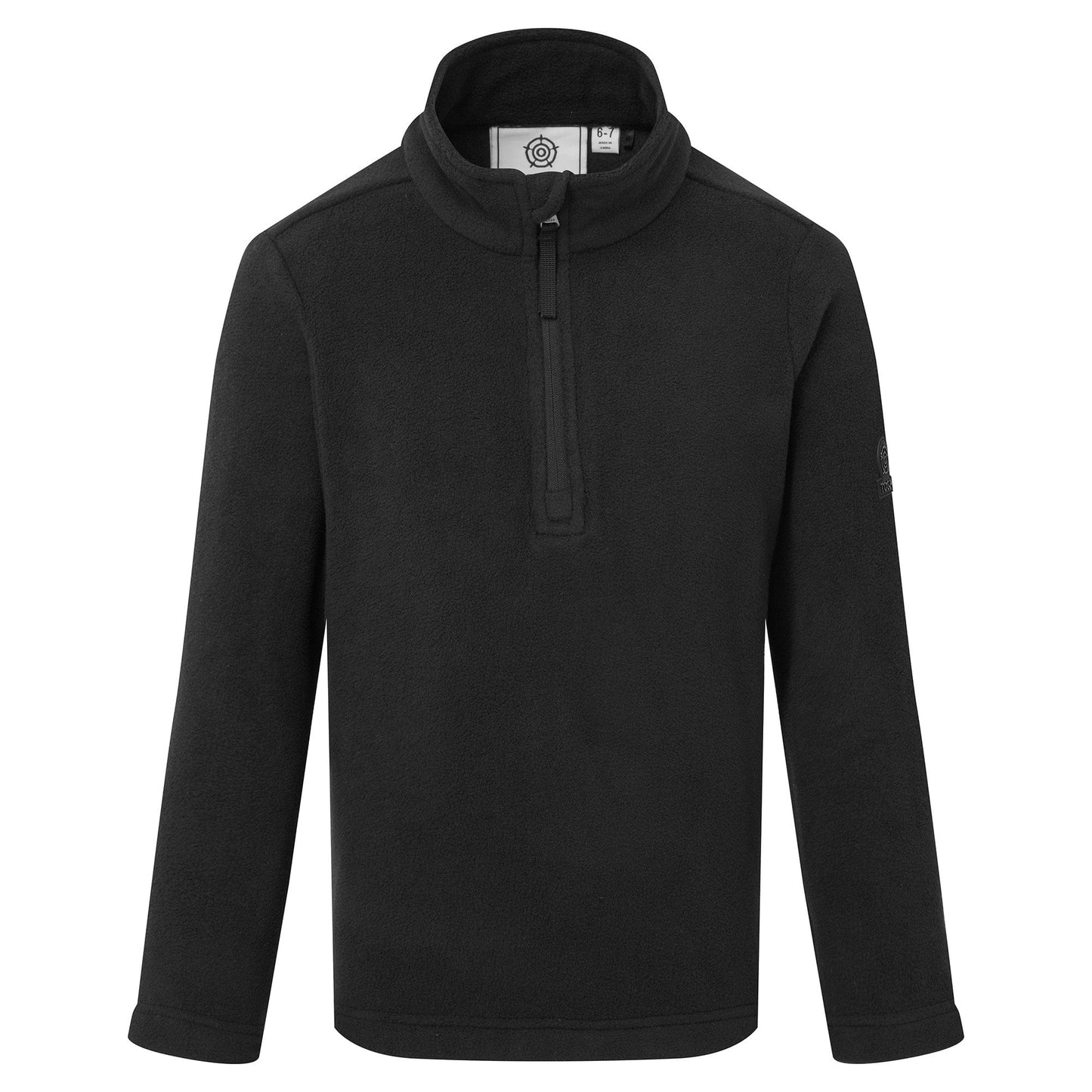 Toffolo Kids Zipneck Fleece - Black