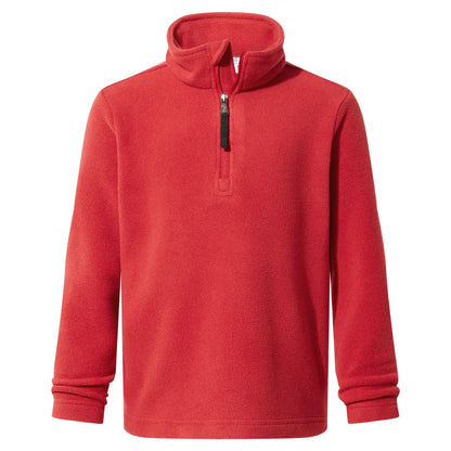 Toffolo Kids Zipneck Fleece - Chilli