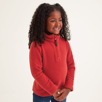 Toffolo Kids Zipneck Fleece - Chilli