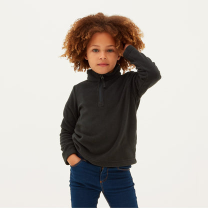 Toffolo Kids Zipneck Fleece - Black