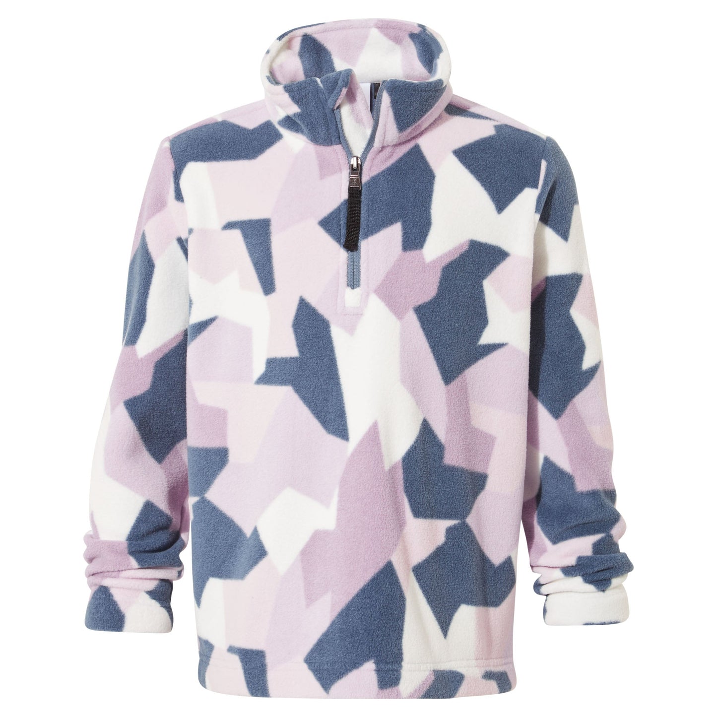 Toffolo Kids Zipneck Fleece - Abstract Mountain Print