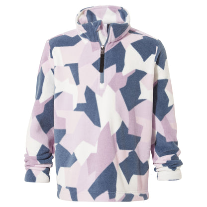 Toffolo Kids Zipneck Fleece - Abstract Mountain Print