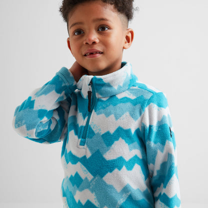Toffolo Kids Zipneck Fleece - Mosaic Mountain Print