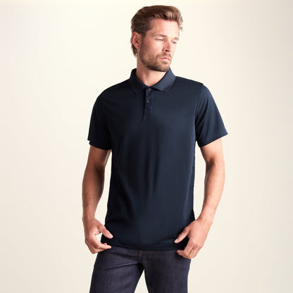 Torres Mens Tech Polo - Navy