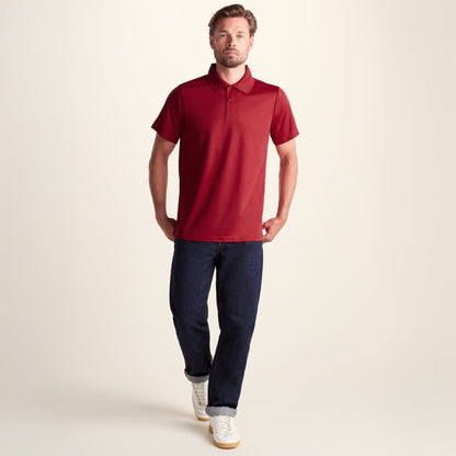 Torres Mens Tech Polo - Chilli