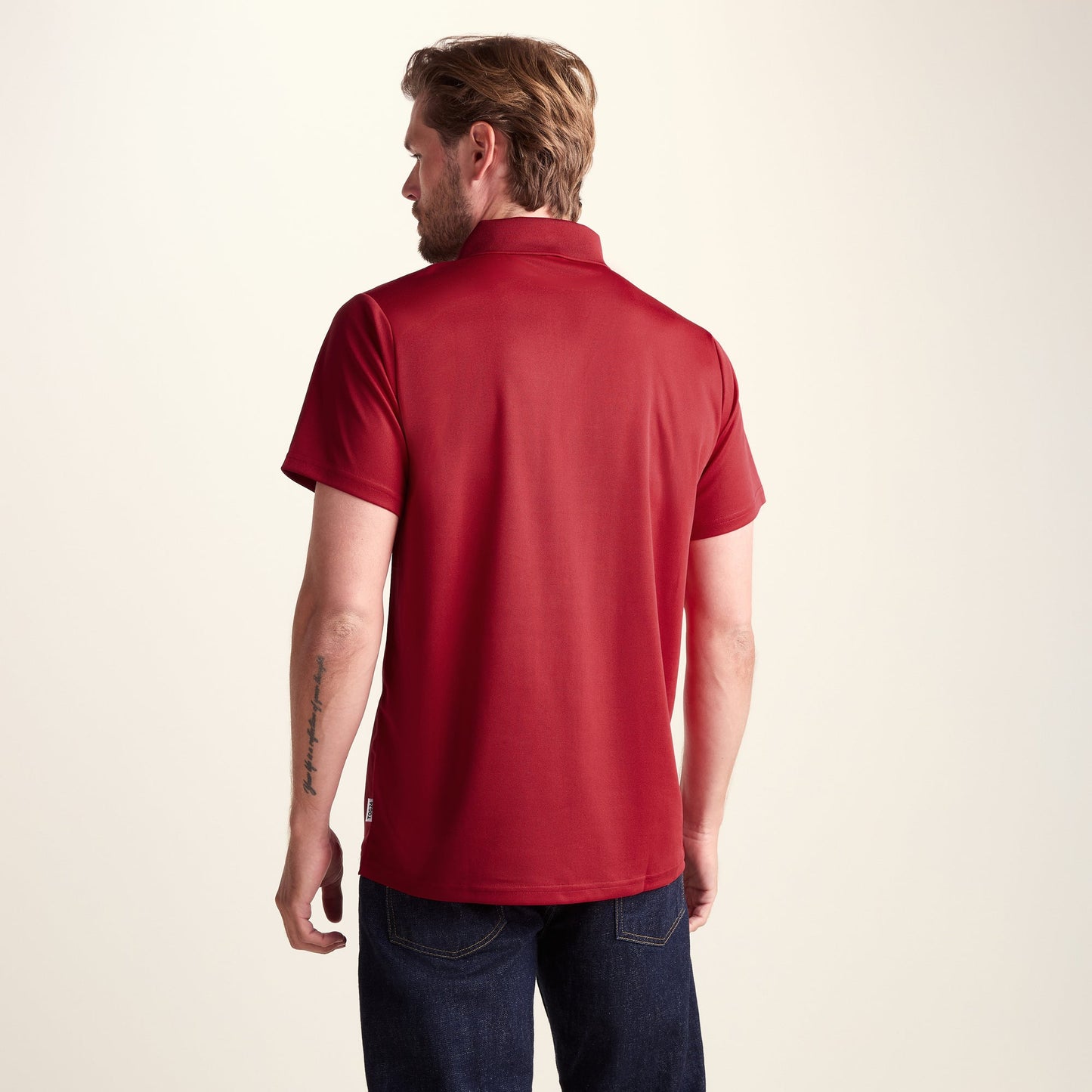 Torres Mens Tech Polo - Chilli