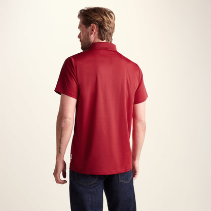 Torres Mens Tech Polo - Chilli
