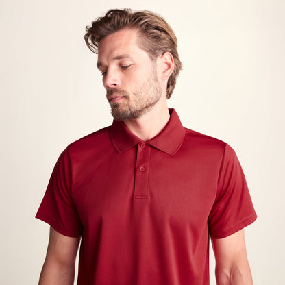 Torres Mens Tech Polo - Chilli