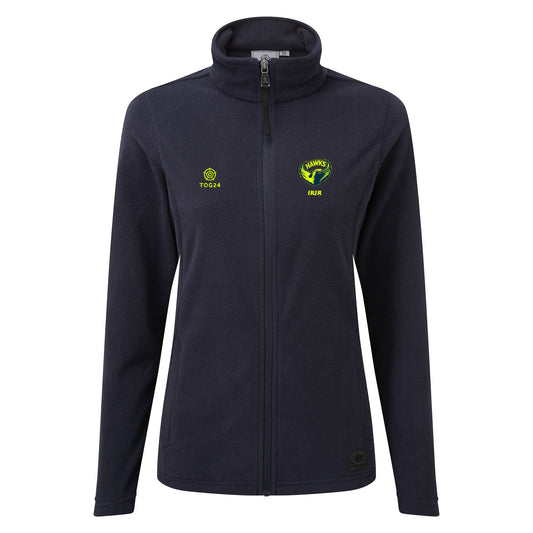 West Yorkshire Hawks Womens - Treeton Fleece Jacket Navy