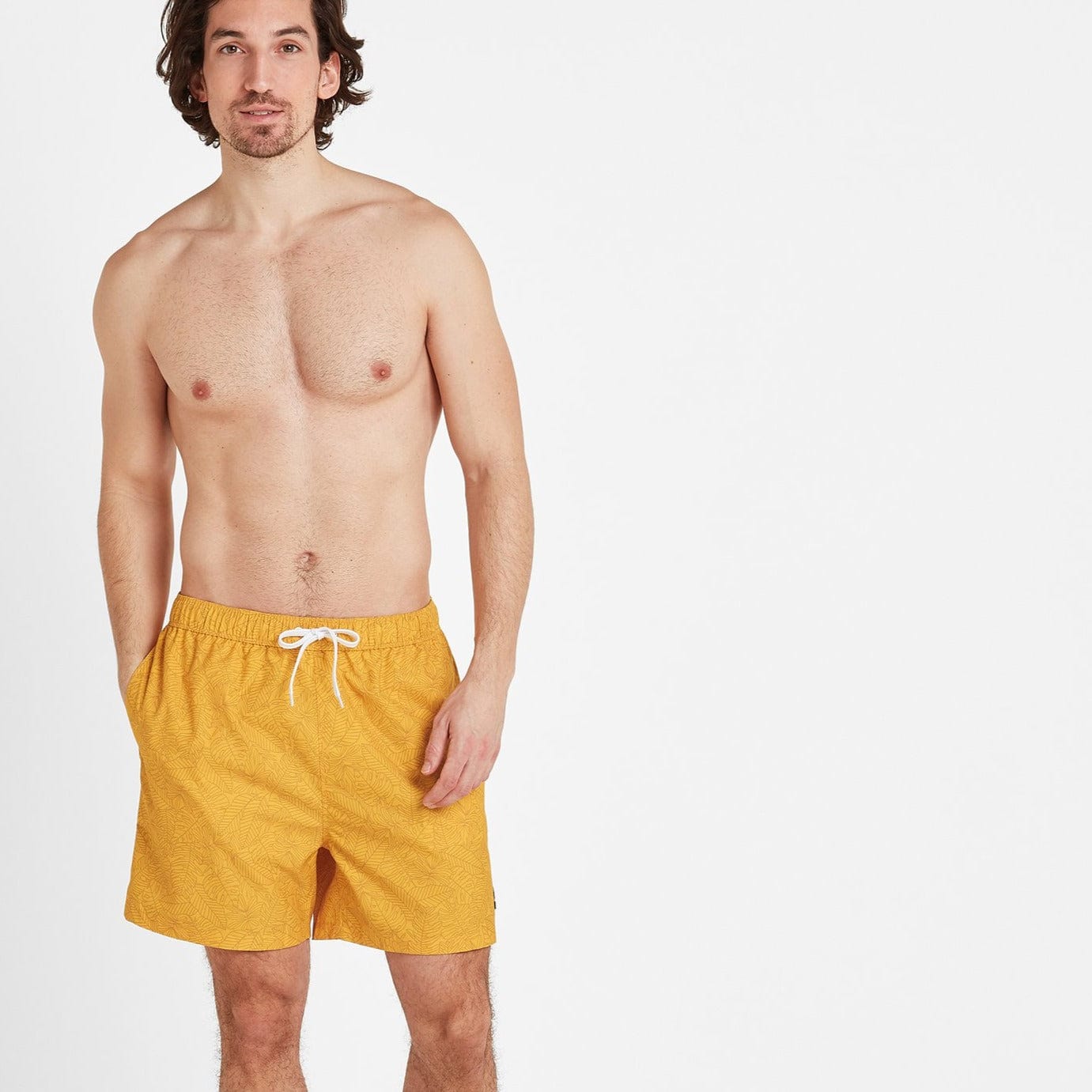 Tyler Mens Swim Shorts - Sun Yellow