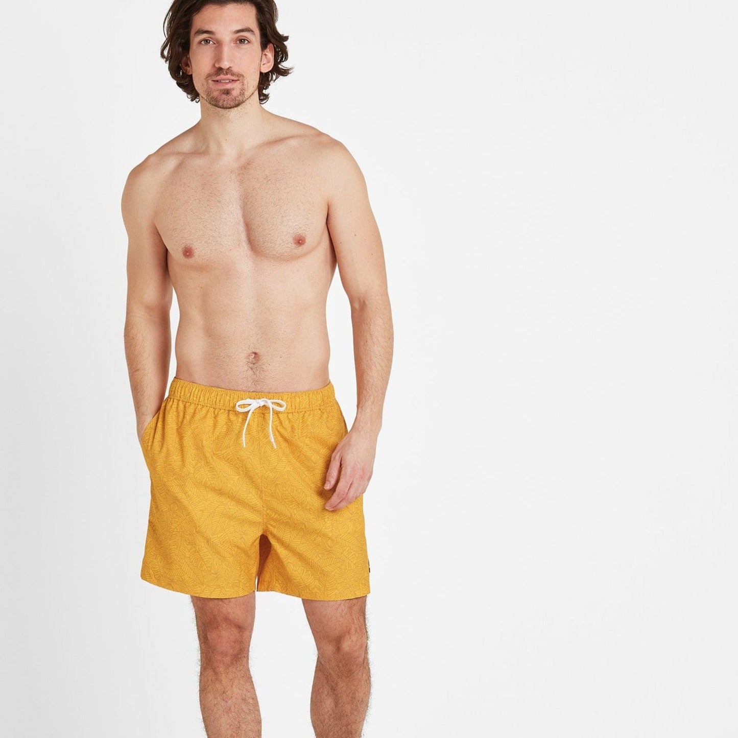 Tyler Mens Swim Shorts - Sun Yellow